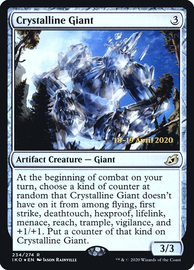 Image for Crystalline Giant (Prerelease Cards) (234) - Magic: The Gathering