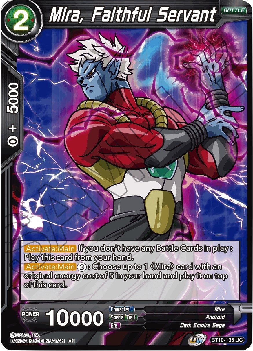 Image for Mira, Faithful Servant (Rise of the Unison Warrior) (BT10-135) - Dragon Ball Super: Masters