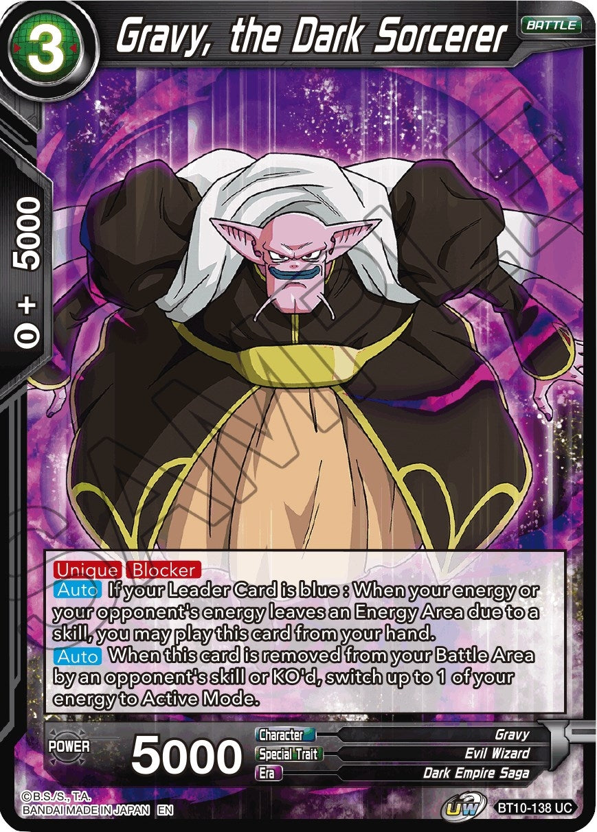 Image for Gravy, the Dark Sorcerer (Rise of the Unison Warrior) (BT10-138) - Dragon Ball Super: Masters