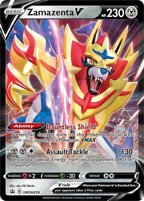 Image for Zamazenta V - SWSH019 (SWSH: Sword & Shield Promo Cards) (SWSH019) - Pokemon