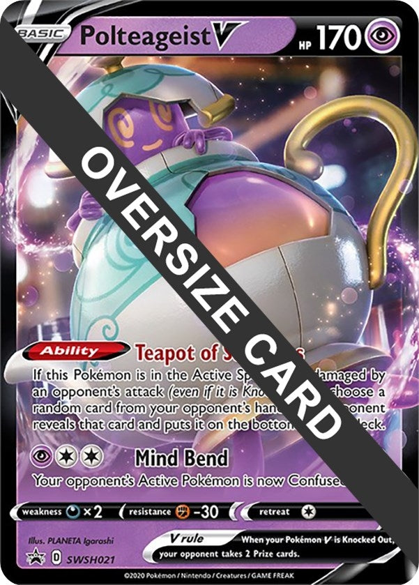 Image for Polteageist V - SWSH021 (Jumbo Cards) (SWSH021) - Pokemon