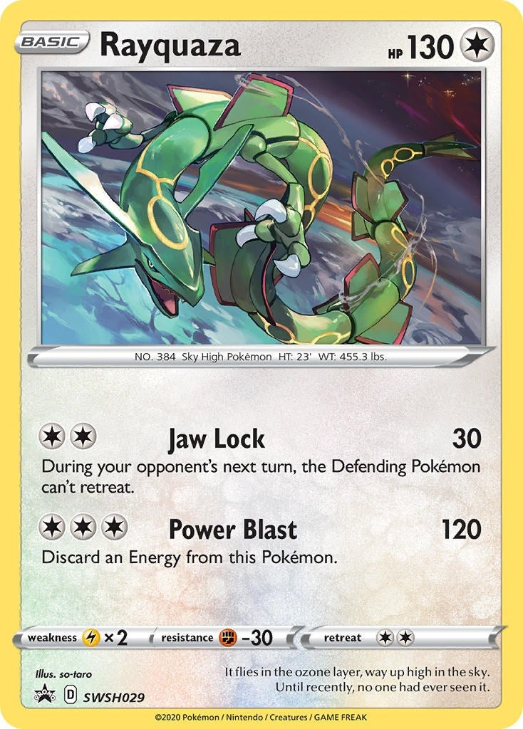 Image for Rayquaza - SWSH029 (SWSH: Sword & Shield Promo Cards) (SWSH029) - Pokemon
