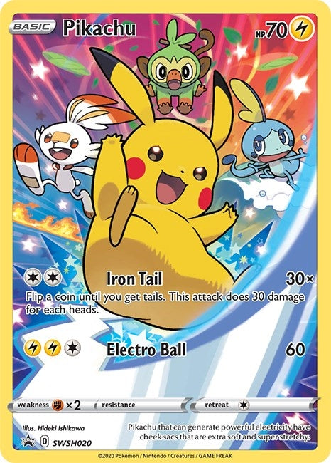 Image for Pikachu - SWSH020 (SWSH: Sword & Shield Promo Cards) (SWSH020) - Pokemon