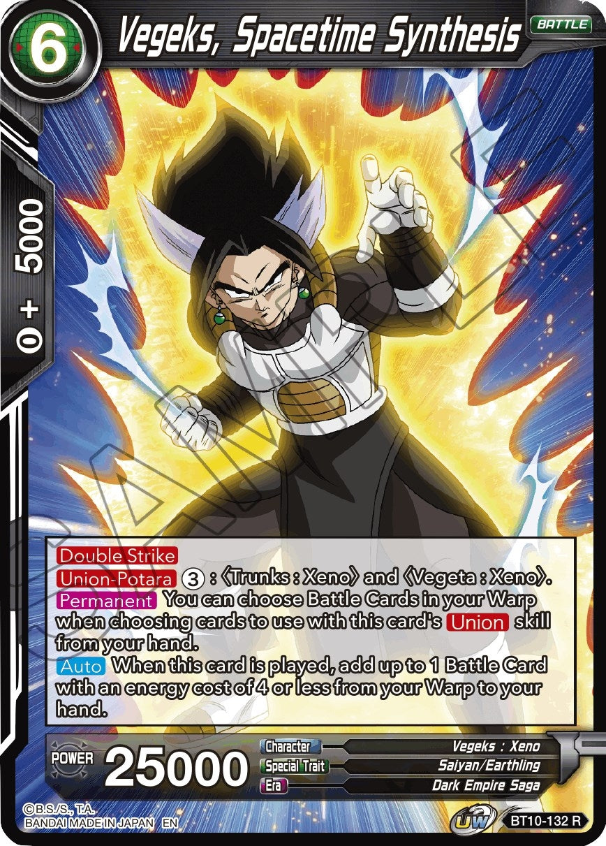 Image for Vegeks, Spacetime Synthesis (Rise of the Unison Warrior) (BT10-132) - Dragon Ball Super: Masters