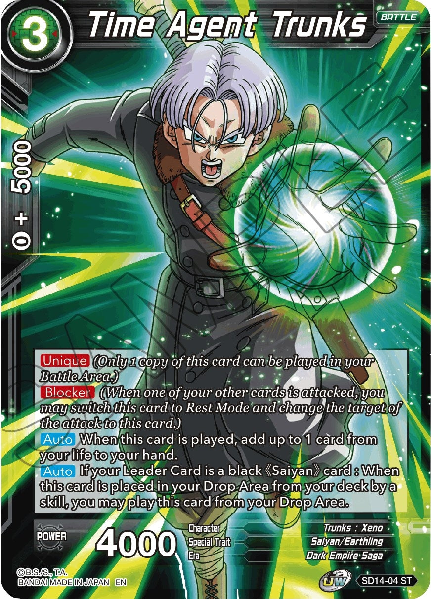 Image for Time Agent Trunks (Rise of the Unison Warrior) (SD14-04) - Dragon Ball Super: Masters