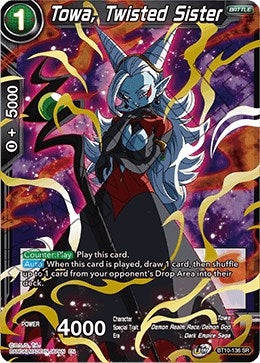 Image for Towa, Twisted Sister (Rise of the Unison Warrior) (BT10-136) - Dragon Ball Super: Masters