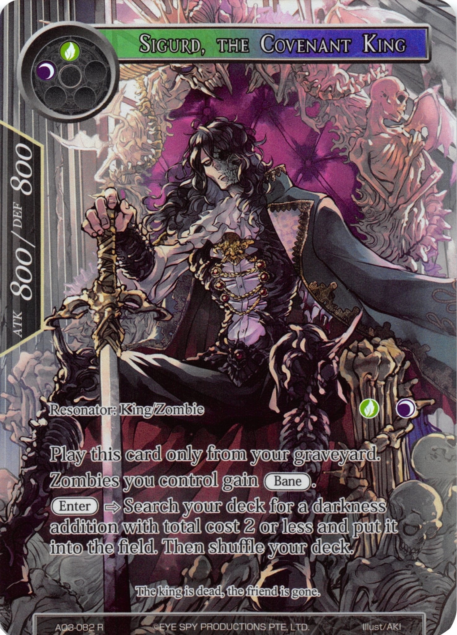Image for Sigurd, the Covenant King (Full Art) (Alice Origin III) (AO3-082) - Force of Will