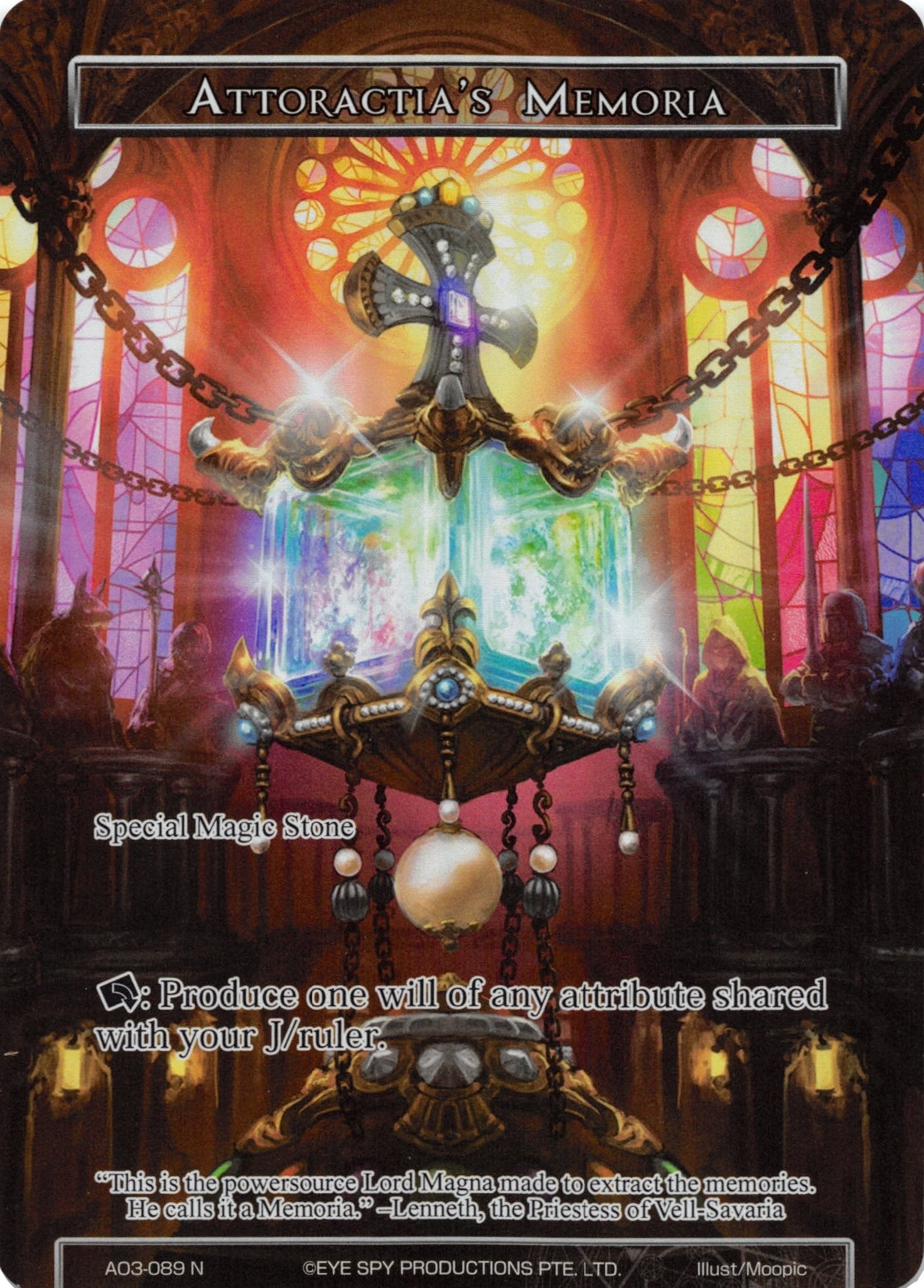 Image for Attoractia's Memoria (Full Art) (Alice Origin III) (AO3-089) - Force of Will