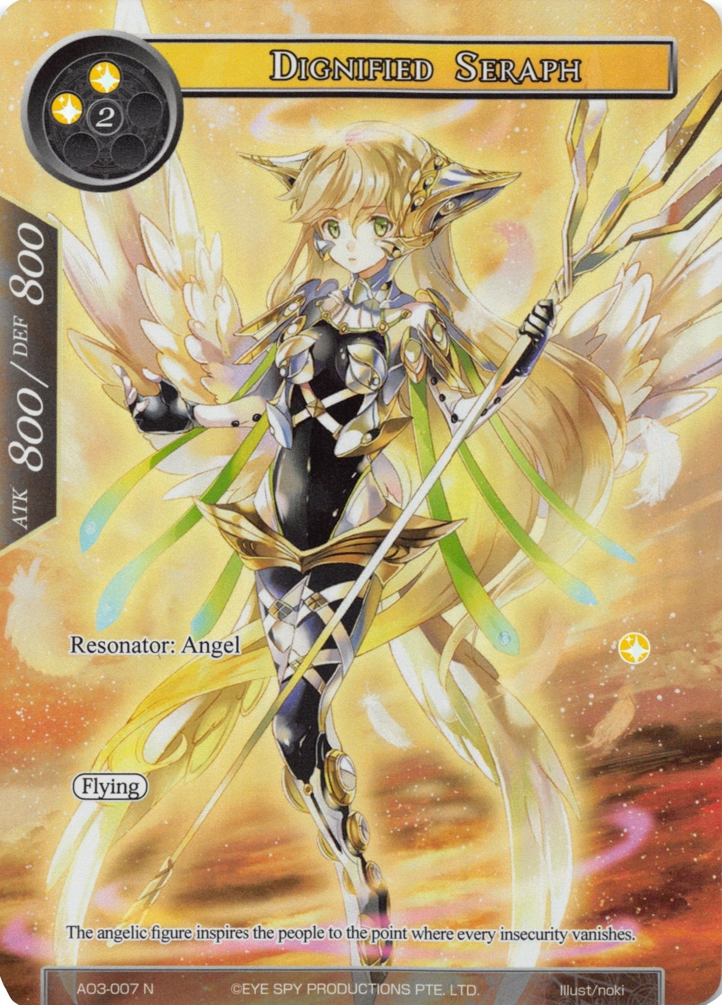 Image for Dignified Seraph (Full Art) (Alice Origin III) (AO3-007) - Force of Will
