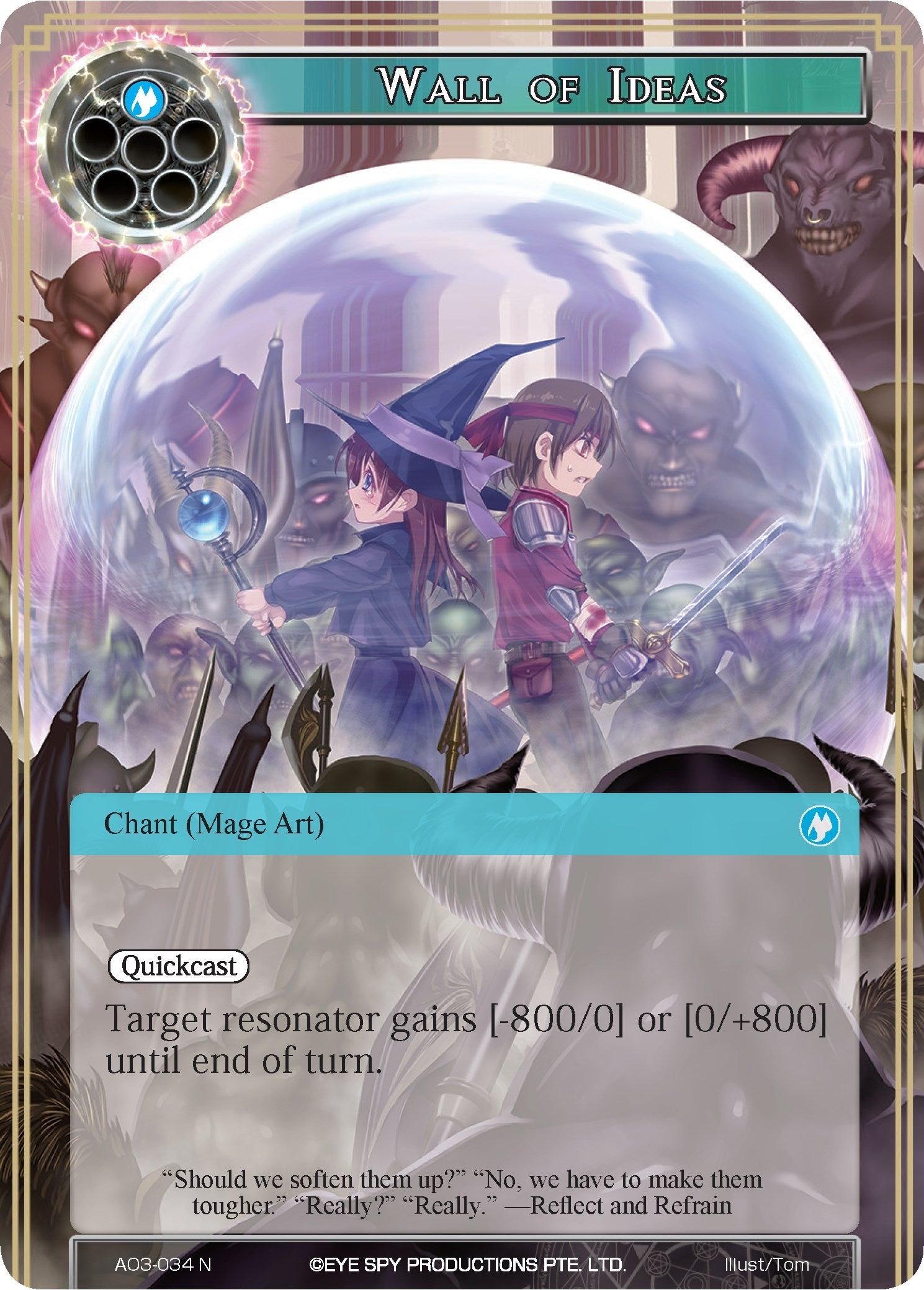 Image for Wall of Ideas (Alice Origin III) (AO3-034) - Force of Will