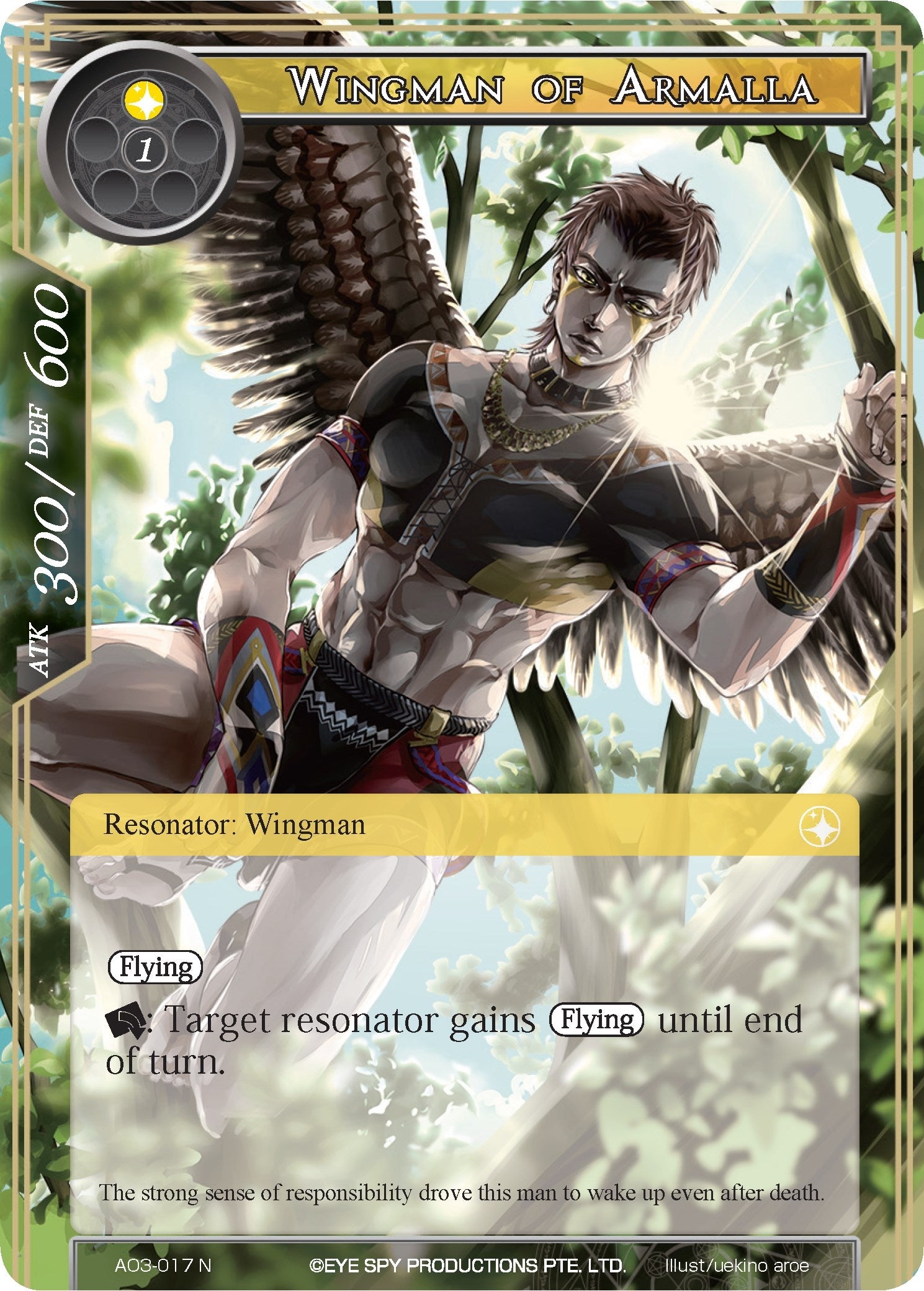 Image for Wingman of Armalla (Alice Origin III) (AO3-017) - Force of Will