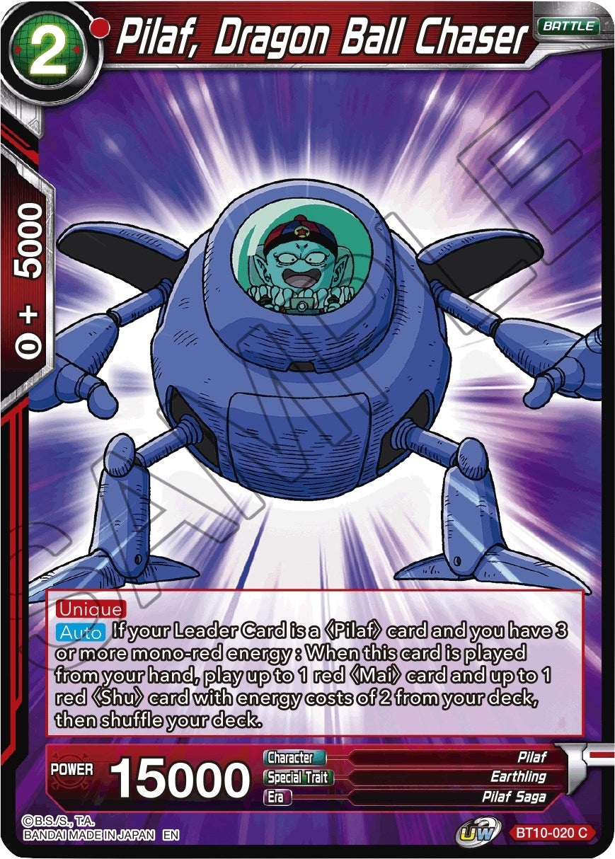 Image for Pilaf, Dragon Ball Chaser (Rise of the Unison Warrior) (BT10-020) - Dragon Ball Super: Masters