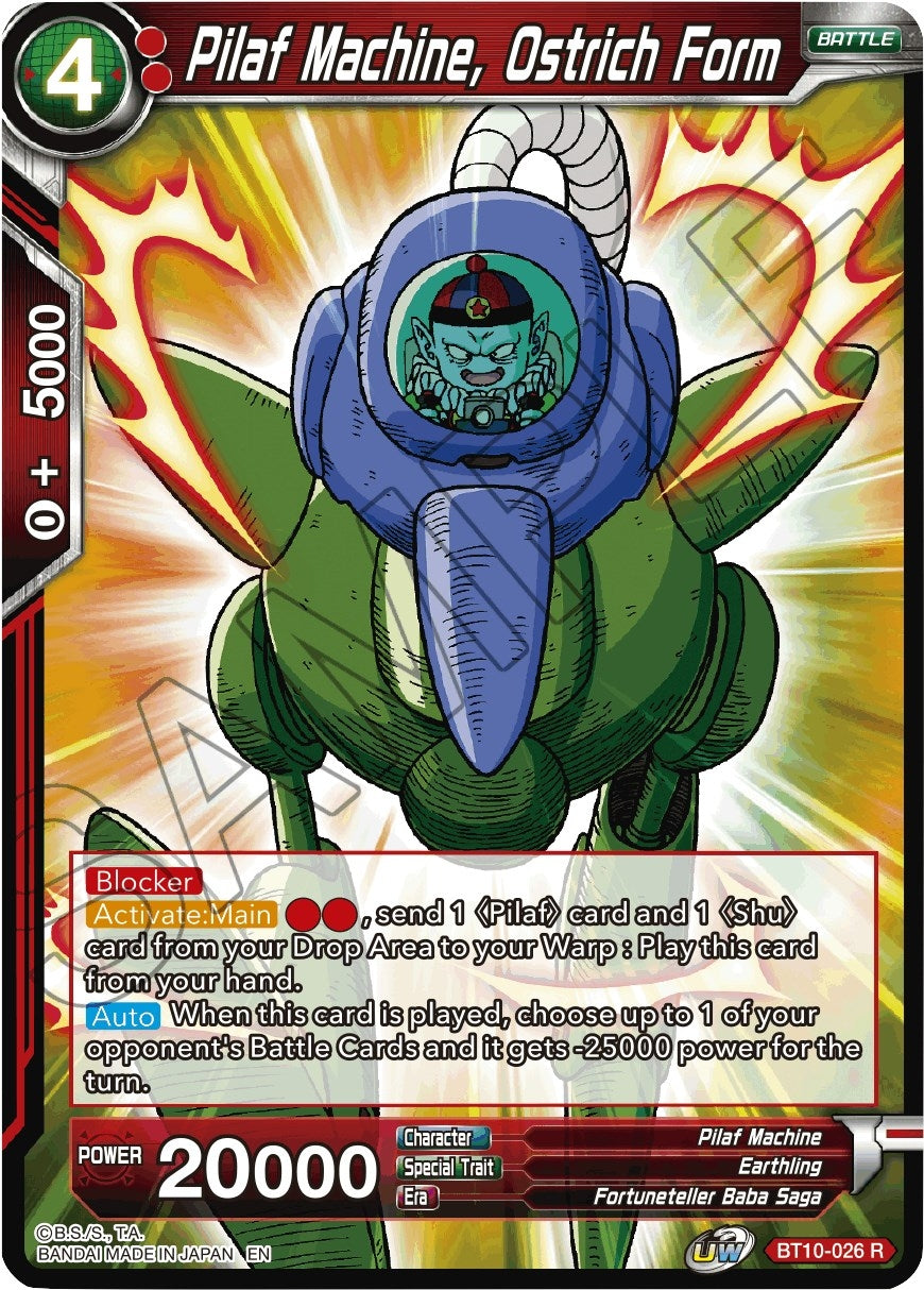 Image for Pilaf Machine, Ostrich Form (Rise of the Unison Warrior) (BT10-026) - Dragon Ball Super: Masters