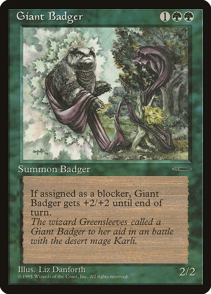 Image for Giant Badger (Media Promos) - Magic: The Gathering