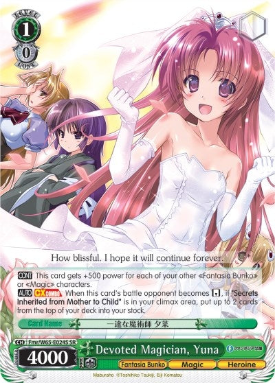 Image for Devoted Magician, Yuna (SR) (Fujimi Fantasia Bunko) (Fmr/W65-E024S SR) - Weiss Schwarz