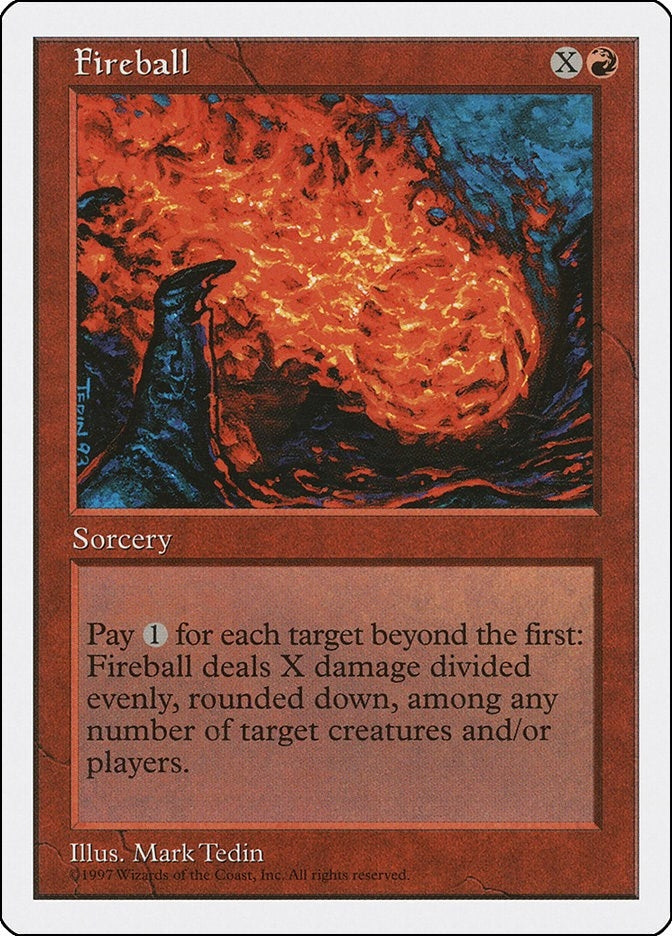 Image for Fireball (Fifth Edition) - Magic: The Gathering