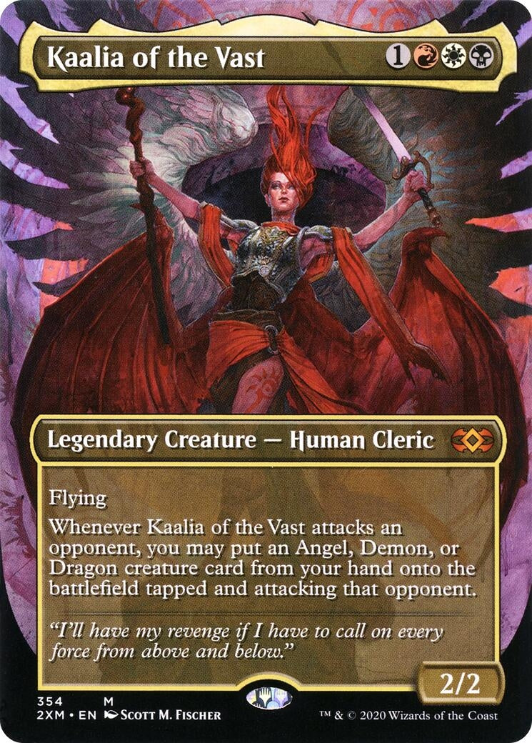 Image for Kaalia of the Vast (Borderless) (Double Masters) (354) - Magic: The Gathering