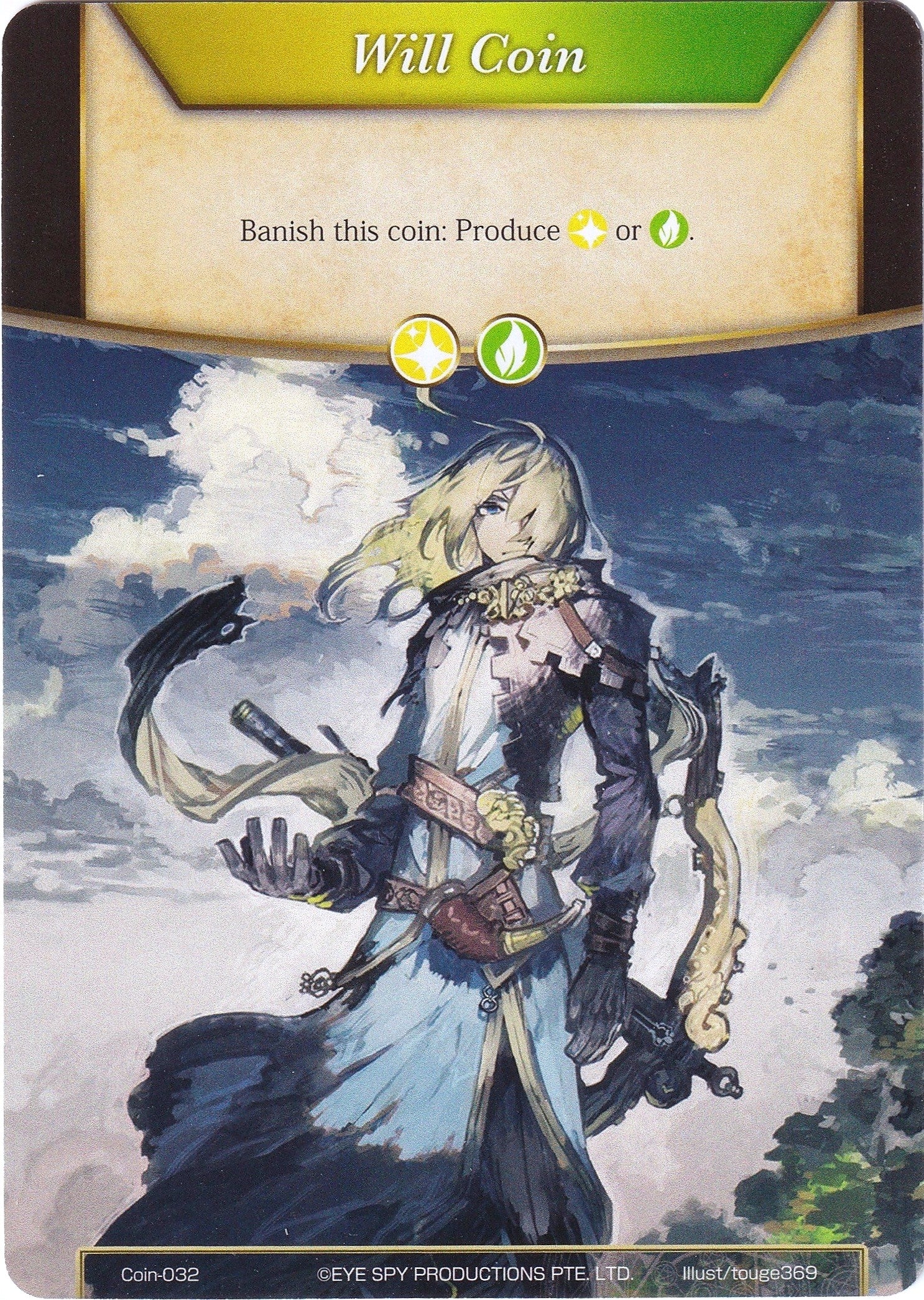 Image for Will Coin - Coin-032 - Arla (Alice Origin III) (Coin-032) - Force of Will