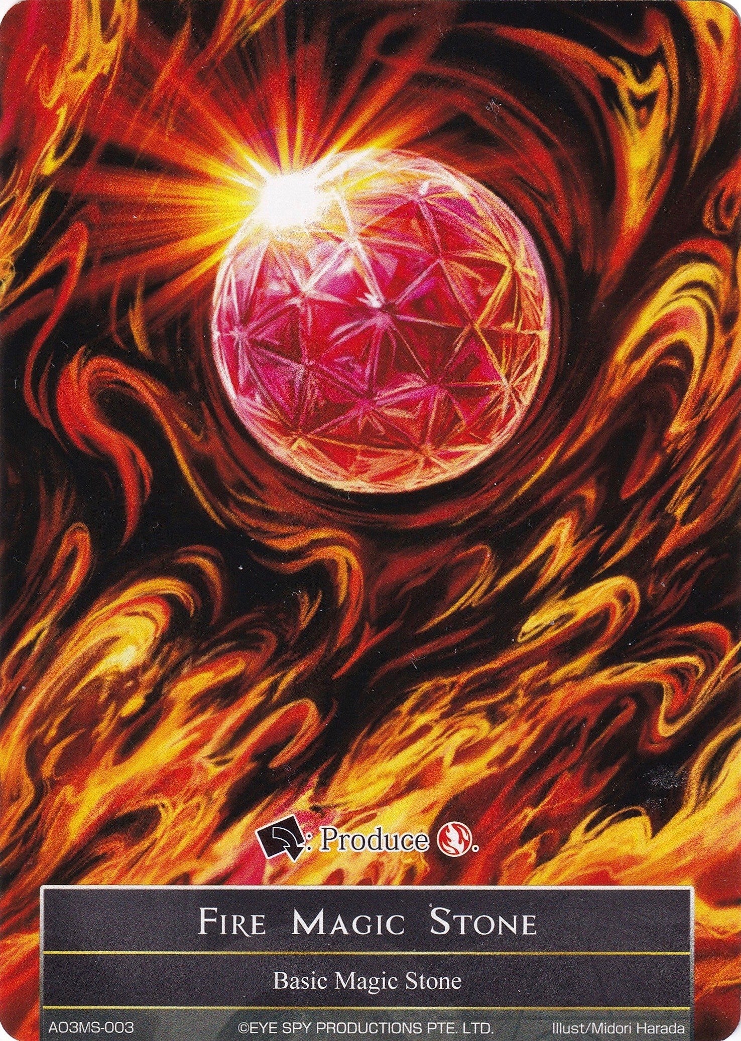 Image for Fire Magic Stone - AO3MS-003 (Alice Origin III) (AO3MS-003) - Force of Will