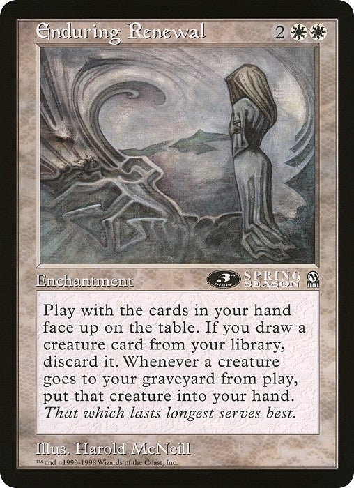 Image for Enduring Renewal (3rd Place) (Arena League) (Oversize Cards) - Magic: The Gathering
