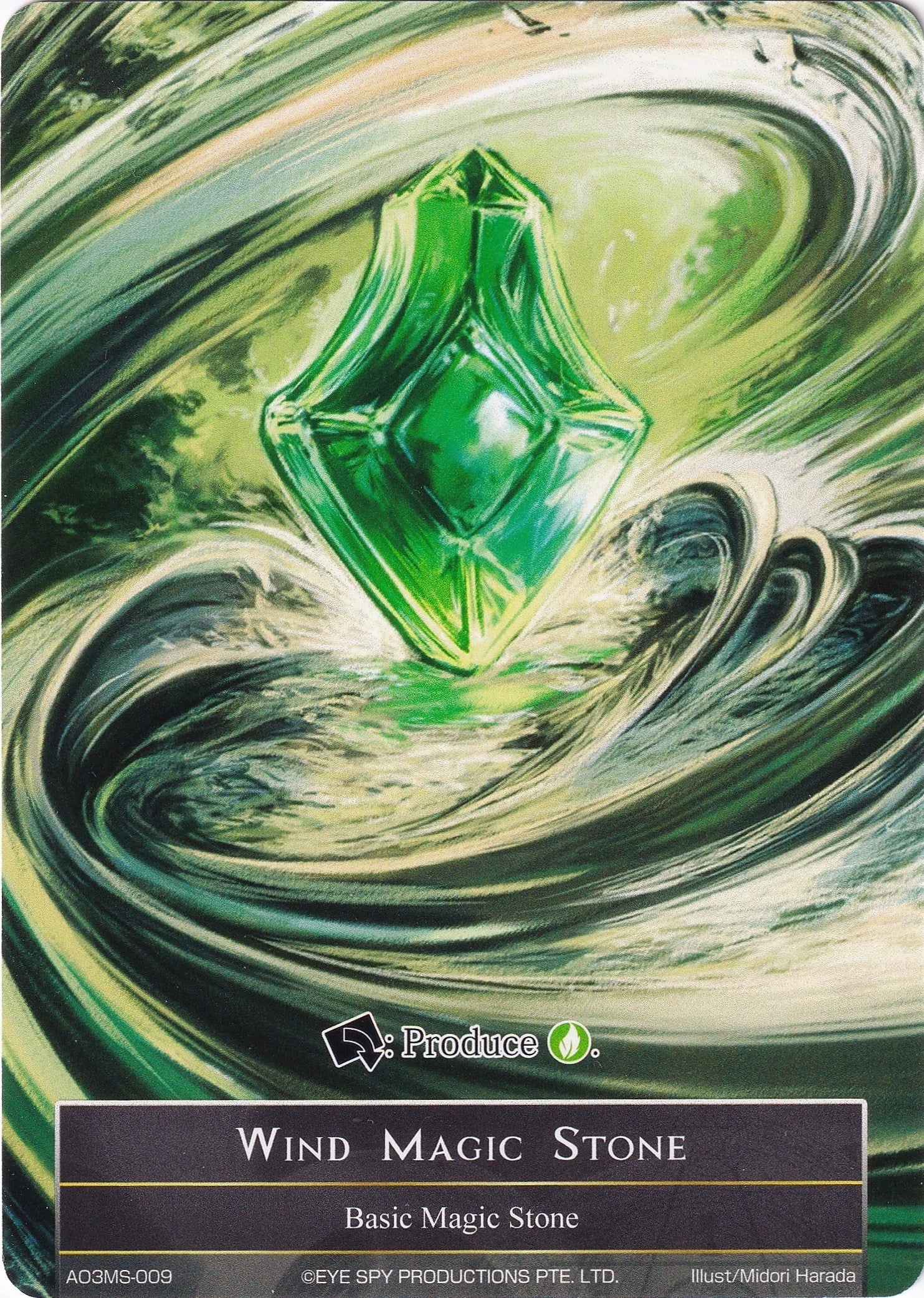 Image for Wind Magic Stone - AO3MS-009 (Alice Origin III) (AO3MS-009) - Force of Will