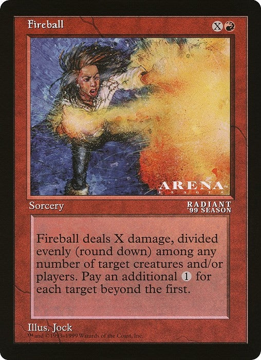 Image for Fireball (Arena League) (Oversize Cards) - Magic: The Gathering