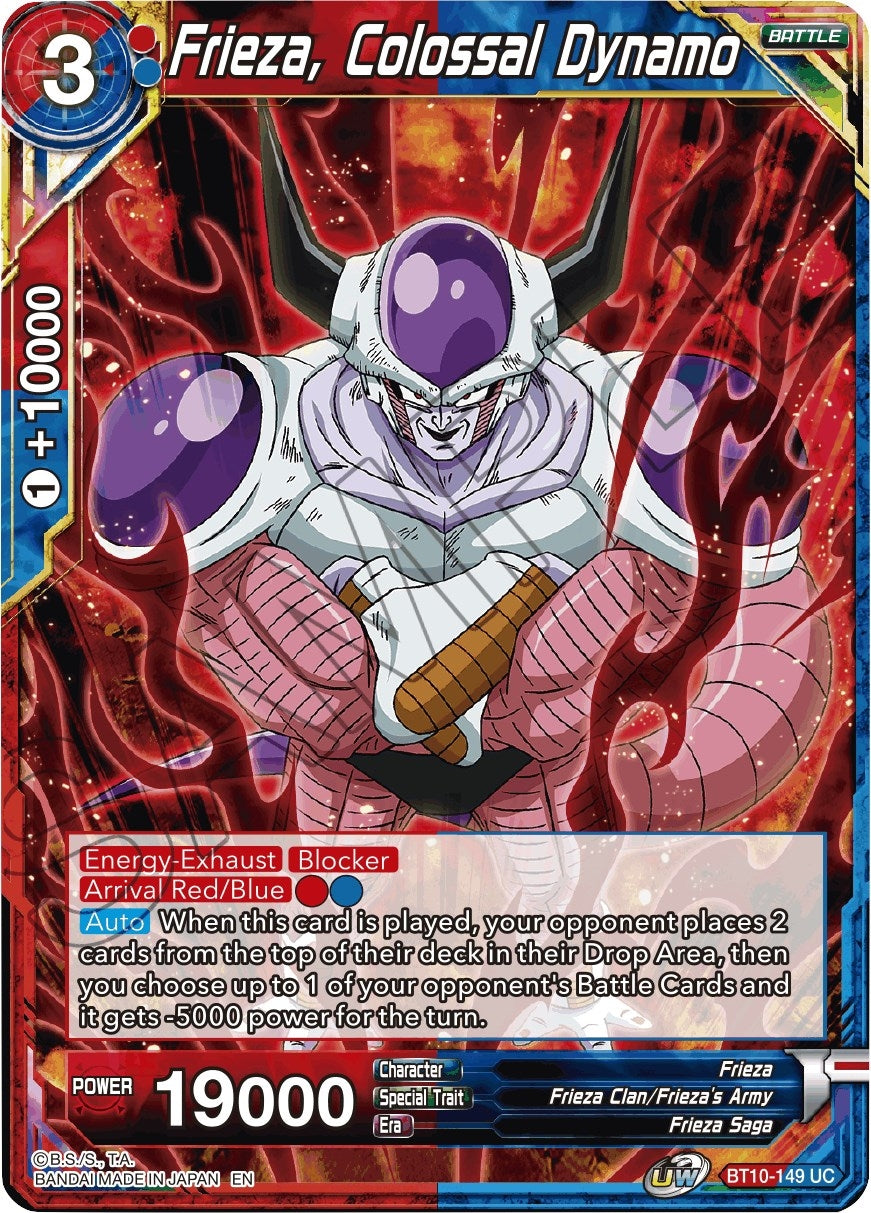 Image for Frieza, Colossal Dynamo (Rise of the Unison Warrior) (BT10-149) - Dragon Ball Super: Masters