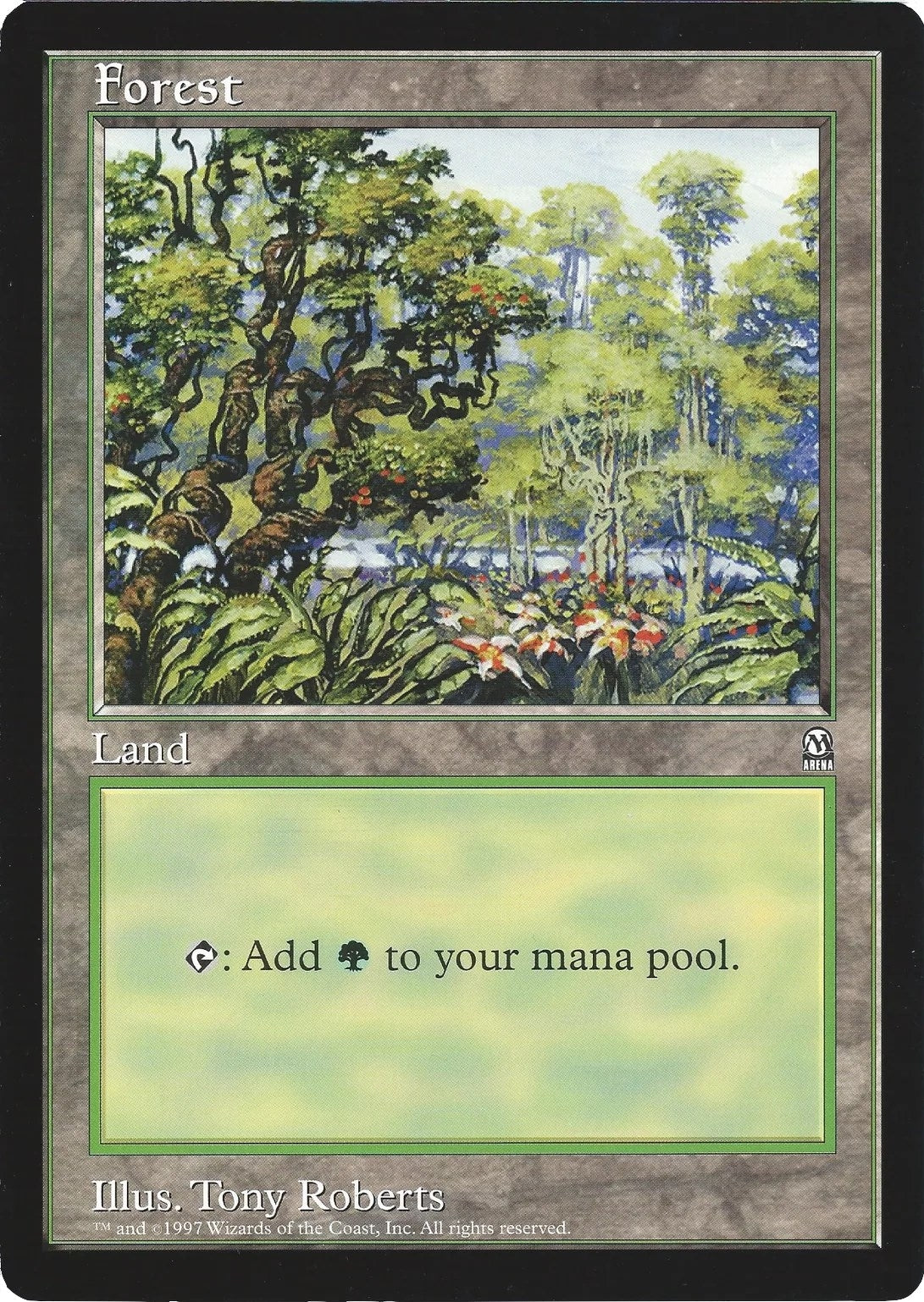 Image for Forest (Arena League) (Oversize Cards) - Magic: The Gathering