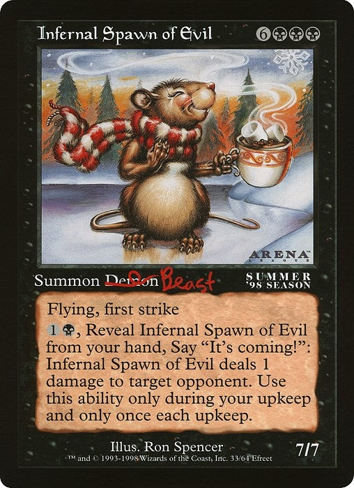 Image for Infernal Spawn of Evil (Arena League) (Oversize Cards) - Magic: The Gathering