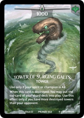 Image for Tower of Surging Gales (Full Art) (Argent Saga Promos) (PR2020-112) - Argent Saga TCG