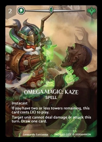 Image for Omega Magic: Kaze (Full Art) (Argent Saga Promos) (PR2020-103) - Argent Saga TCG