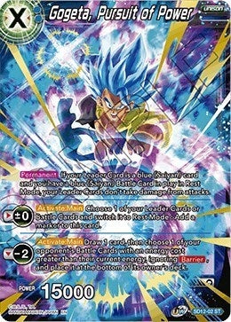 Image for Gogeta, Pursuit of Power (Gold Stamped) (Rise of the Unison Warrior) (SD12-02) - Dragon Ball Super: Masters