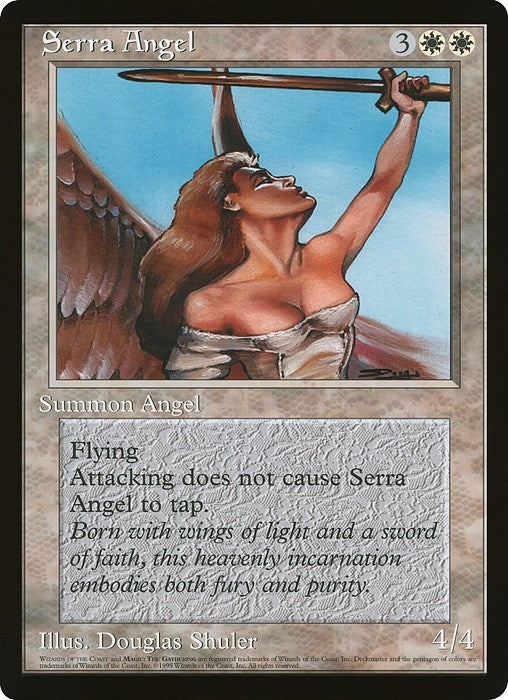 Image for Serra Angel (Wizards of the Coast Caravan Tours) (Oversize Cards) - Magic: The Gathering