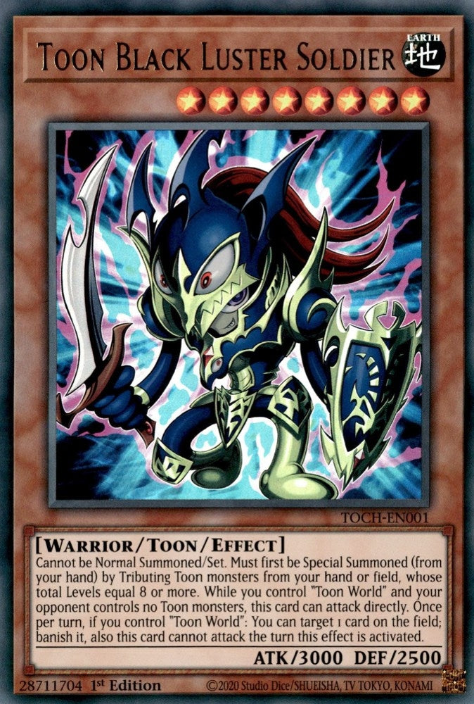 Image for Toon Black Luster Soldier (Toon Chaos) (TOCH-EN001) - YuGiOh