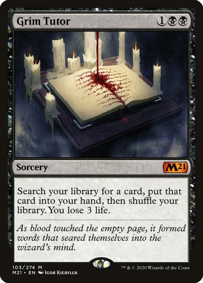 Image for Grim Tutor (Core Set 2021) (103) - Magic: The Gathering