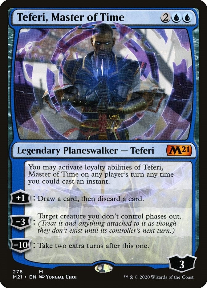 Image for Teferi, Master of Time (276) (Core Set 2021) (276) - Magic: The Gathering