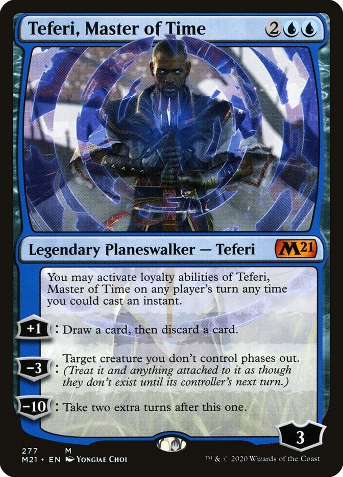 Image for Teferi, Master of Time (277) (Core Set 2021) (277) - Magic: The Gathering