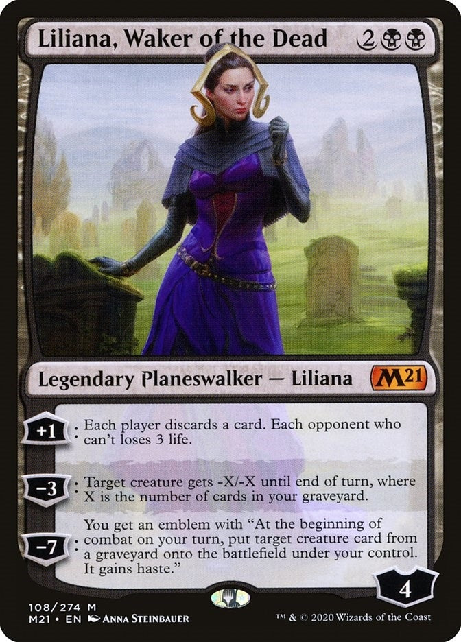Image for Liliana, Waker of the Dead (Core Set 2021) (108) - Magic: The Gathering