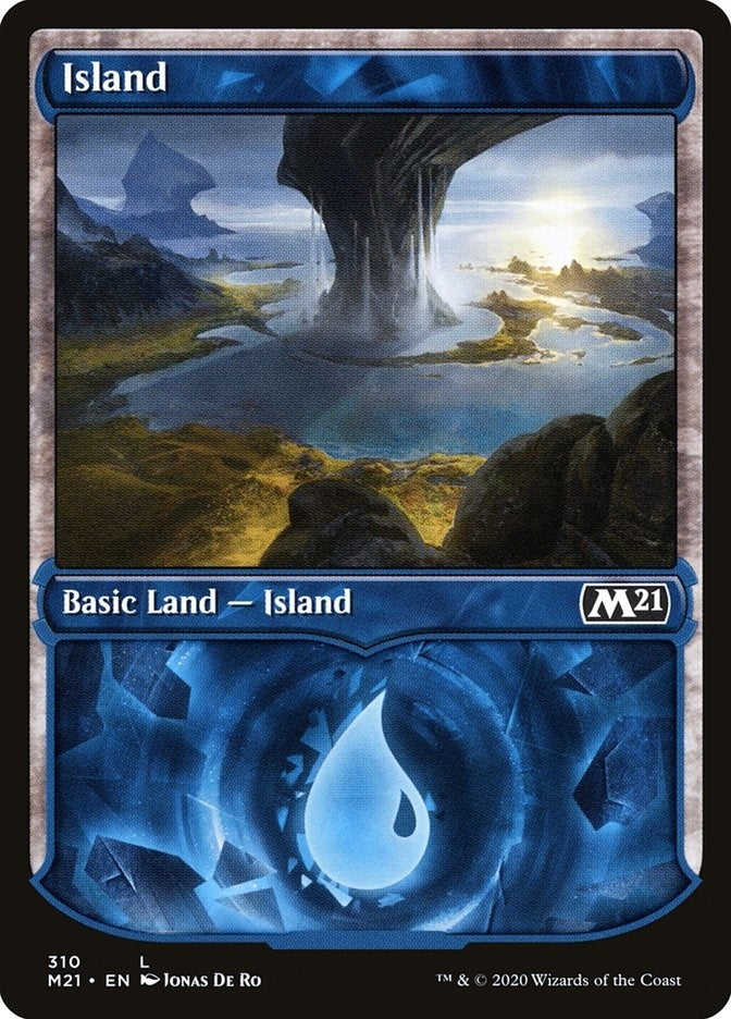 Image for Island (Showcase) (Core Set 2021) (310) - Magic: The Gathering