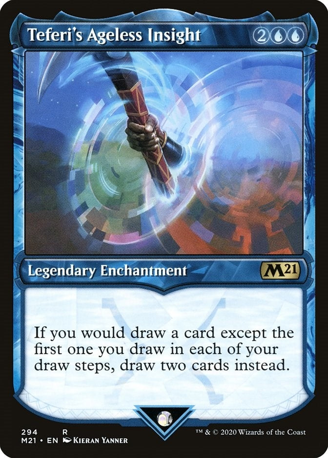 Image for Teferi's Ageless Insight (Showcase) (Core Set 2021) (294) - Magic: The Gathering