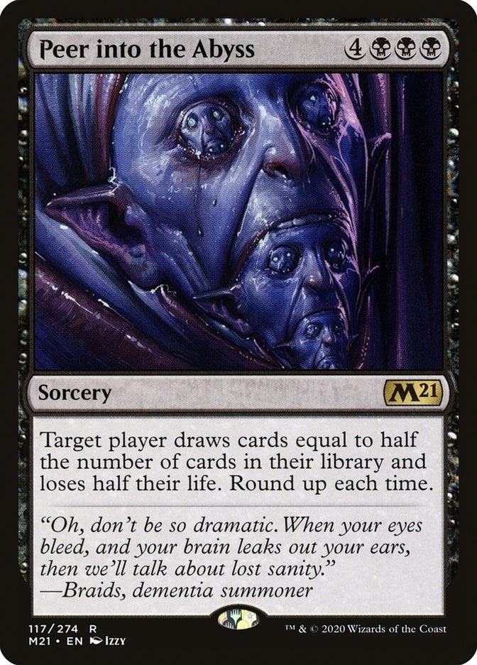 Image for Peer into the Abyss (Core Set 2021) (117) - Magic: The Gathering