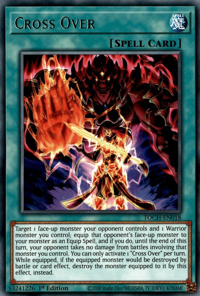 Image for Cross Over (Toon Chaos) (TOCH-EN018) - YuGiOh