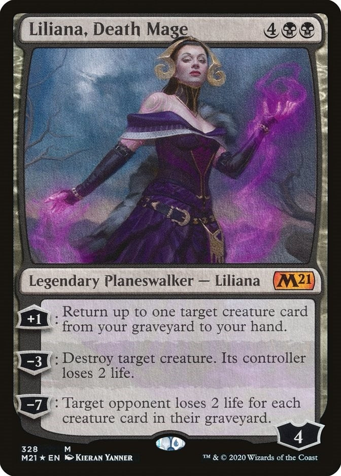 Image for Liliana, Death Mage (Core Set 2021) (328) - Magic: The Gathering