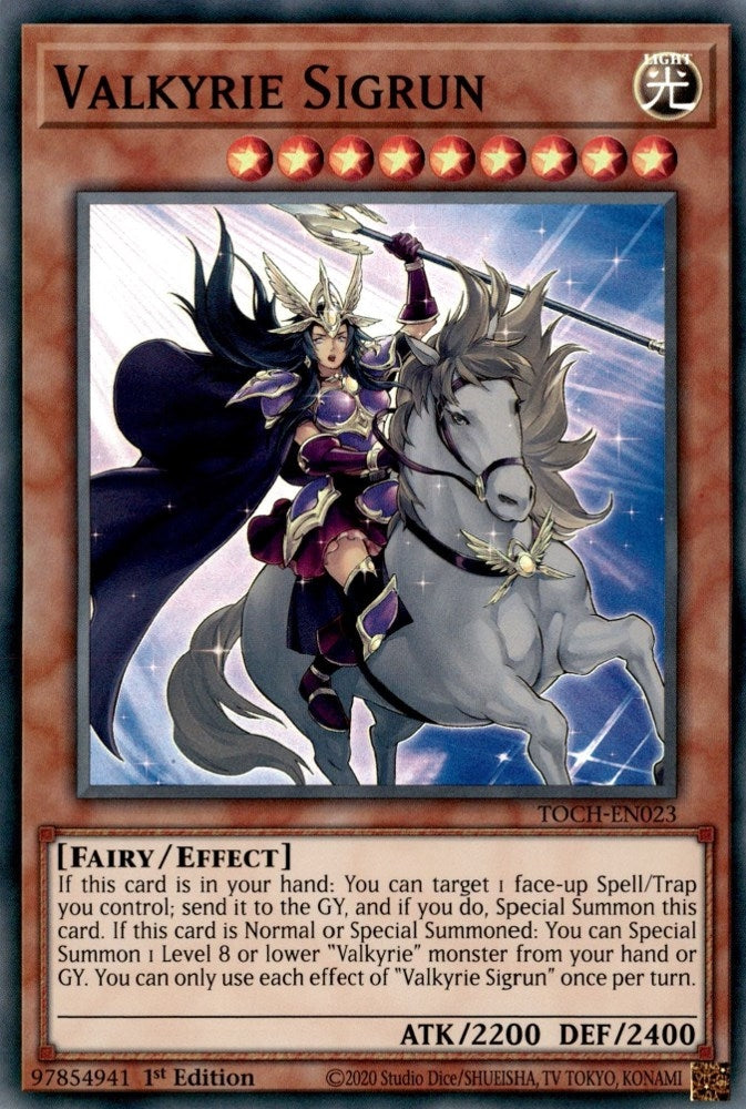 Image for Valkyrie Sigrun (Toon Chaos) (TOCH-EN023) - YuGiOh