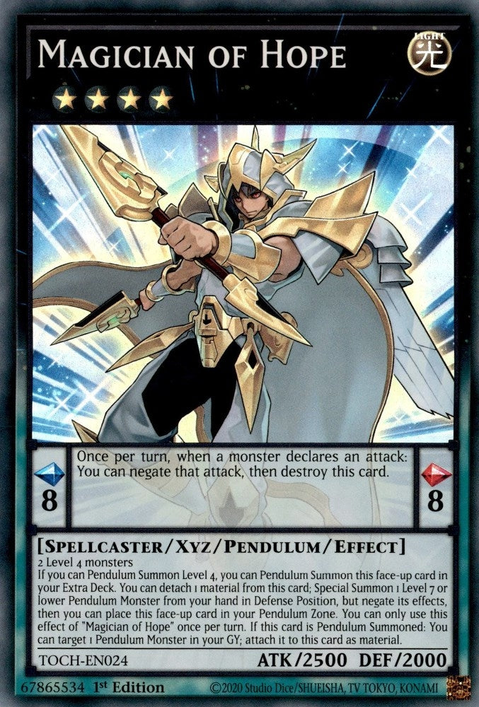 Image for Magician of Hope (Toon Chaos) (TOCH-EN024) - YuGiOh