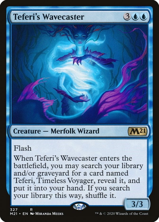 Image for Teferi's Wavecaster (Core Set 2021) (327) - Magic: The Gathering
