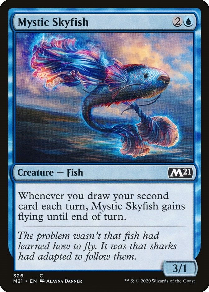 Image for Mystic Skyfish (Core Set 2021) (326) - Magic: The Gathering
