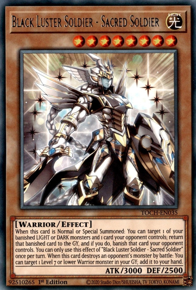 Image for Black Luster Soldier - Sacred Soldier (Toon Chaos) (TOCH-EN035) - YuGiOh