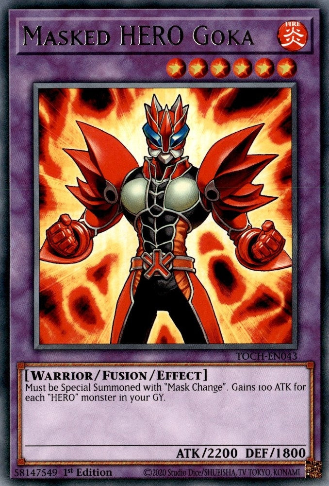 Image for Masked HERO Goka (Toon Chaos) (TOCH-EN043) - YuGiOh