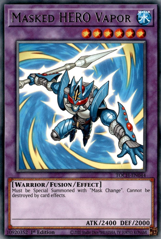 Image for Masked HERO Vapor (Toon Chaos) (TOCH-EN044) - YuGiOh